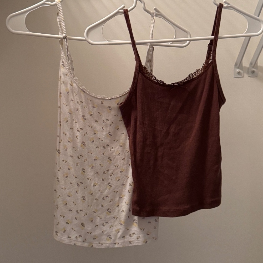 pajama tank tops (set of 2) from hollister and gilly hicks